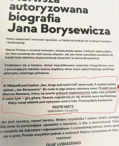 Oburzajacy wpis P__Metza na okładce książki Mniej Obcy- fot_poglądowa.jpg