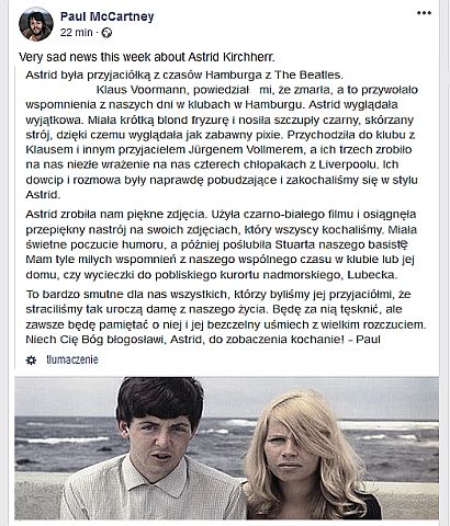 Astrid Kirchherr- wspomnienie Paula Mccartneya na Fb.jpg